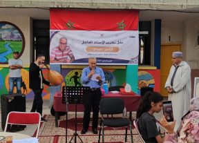 مدرسة عين حرودة 1 الرائدة تحتفي بالأستاذ قاسم حميدو بمناسبة تقاعده